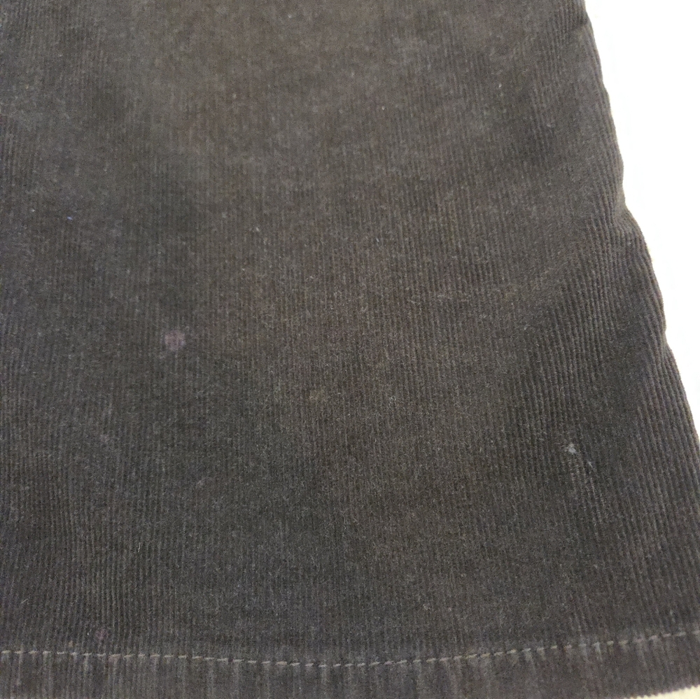 Calvin Klein Dark Brown Corduroy Pants Jeans Size 14 Envelope Flap Pockets - Picture 13 of 14